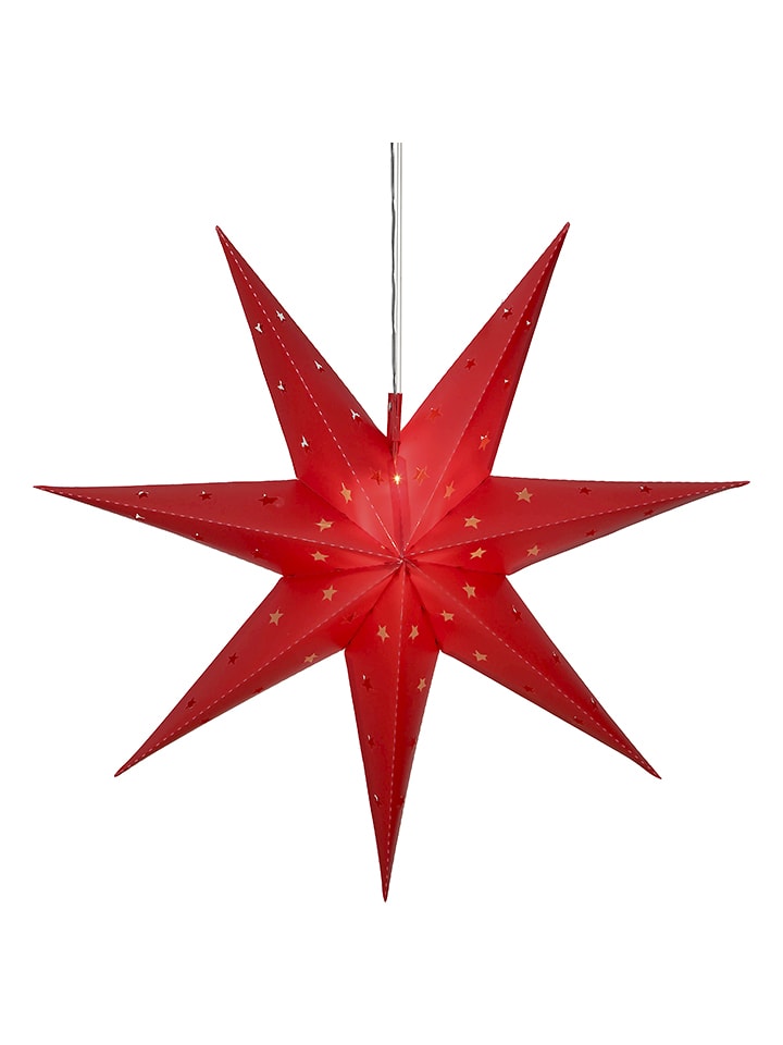 Best Season LED-Hängeleuchte "Alice" in Rot - Ø 60 cm - onesize