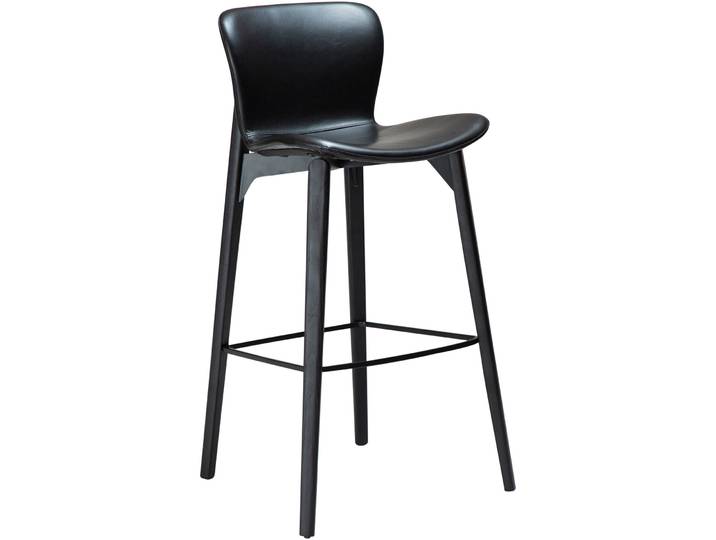 DAN-FORM Barhocker 2er-Set Paragon black Kunstleder, Holz H 102.5 cm