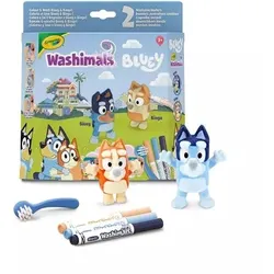 Crayola Washimals: Ausmal- und abwaschbare Bluey-Figuren – Set mit 2 Figuren