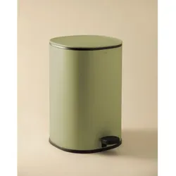 Cosmic Essentials Abfallbehälter WJC002A0002418 223 x 223 x 305 mm, 5 L, sage green