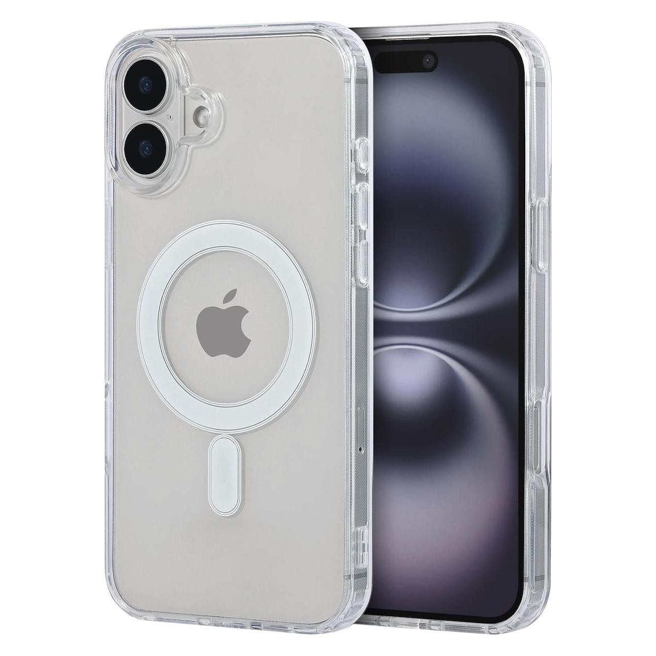 Iiglo iPhone 16 Plus Magnetic Clear Case (gennemsigtig) (Apple iPhone 16 Plus) (II-16PL-CC-MAG)