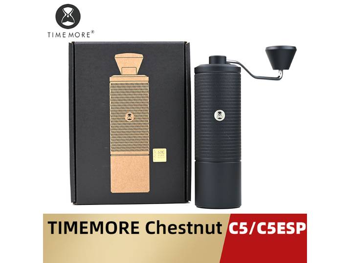 Moulin à café manuel TIMEMORE Chestnut C5/C5ESP, moulin à expresso portable, meules S2C de 42 mm, capacité de 25 g, réglage fin