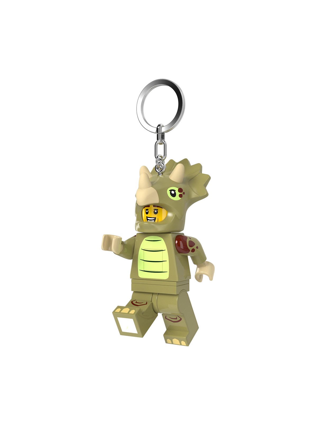 Euromic LEGO Minifigurines Keychain Light Triceratops Costume Fan
