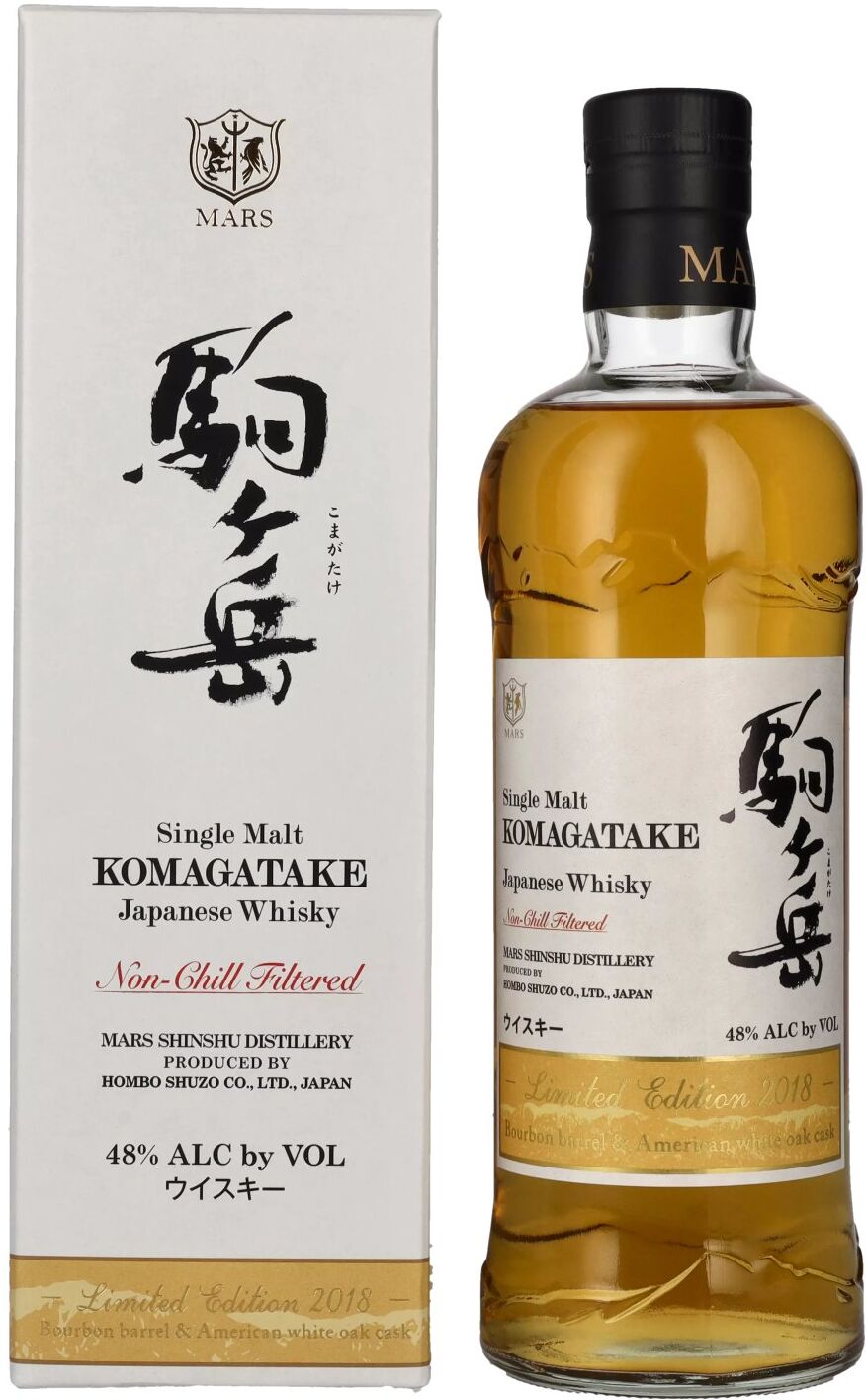 Mars Whisky Mars KOMAGATAKE Single Malt Japanese Whisky Limited Edition 2018 48% Vol. 0,7l in Geschenkbox