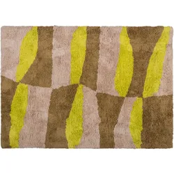 Teppich Musa aus Wollmischung, modern und pflegeleicht, rechteckig, Natur Gelb, 170x240 cm
