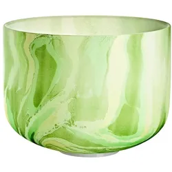 Meinl Marble Crystal Singing Bowl 10" - Note F4 (Klangschale, Perkussion), Perkussion, Grün