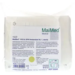 MaiMed PEG & SPK Verbandset Nr. 1, steril 15 St