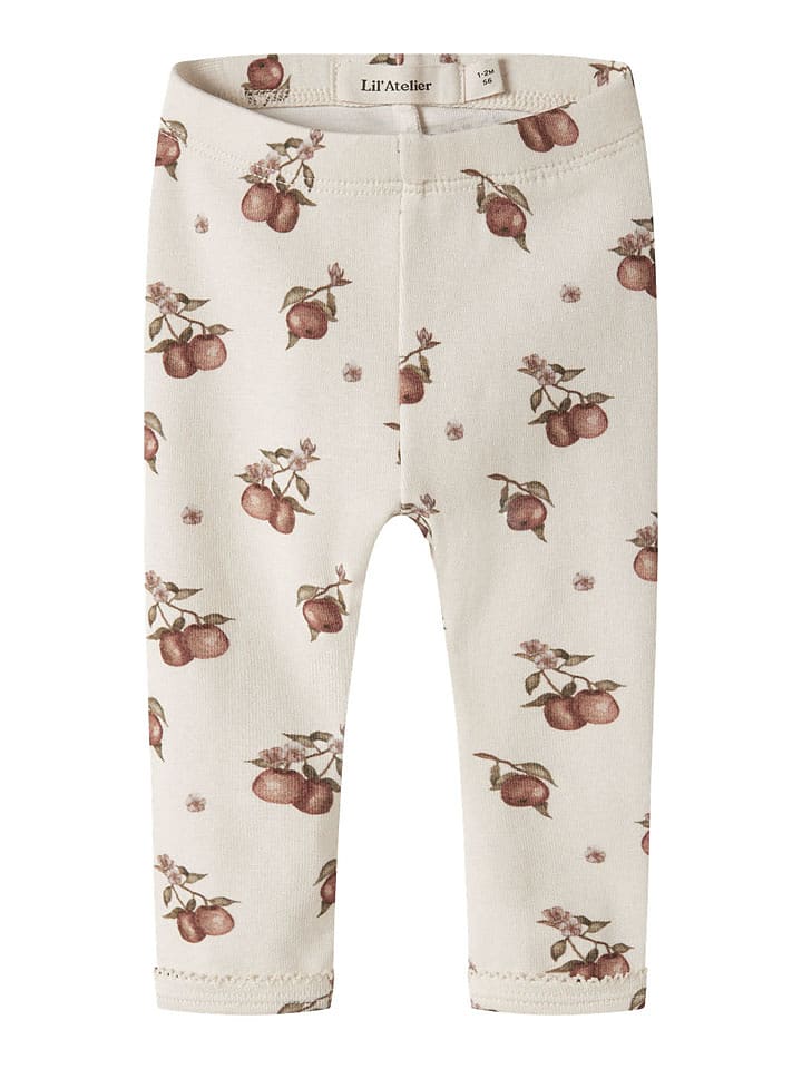 Lil Atelier Leggings "Gayo" in Creme - 56