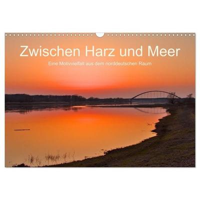 Zwischen Harz und Meer (Wandkalender 2027 DIN A3 quer), CALVENDO Monatskalender