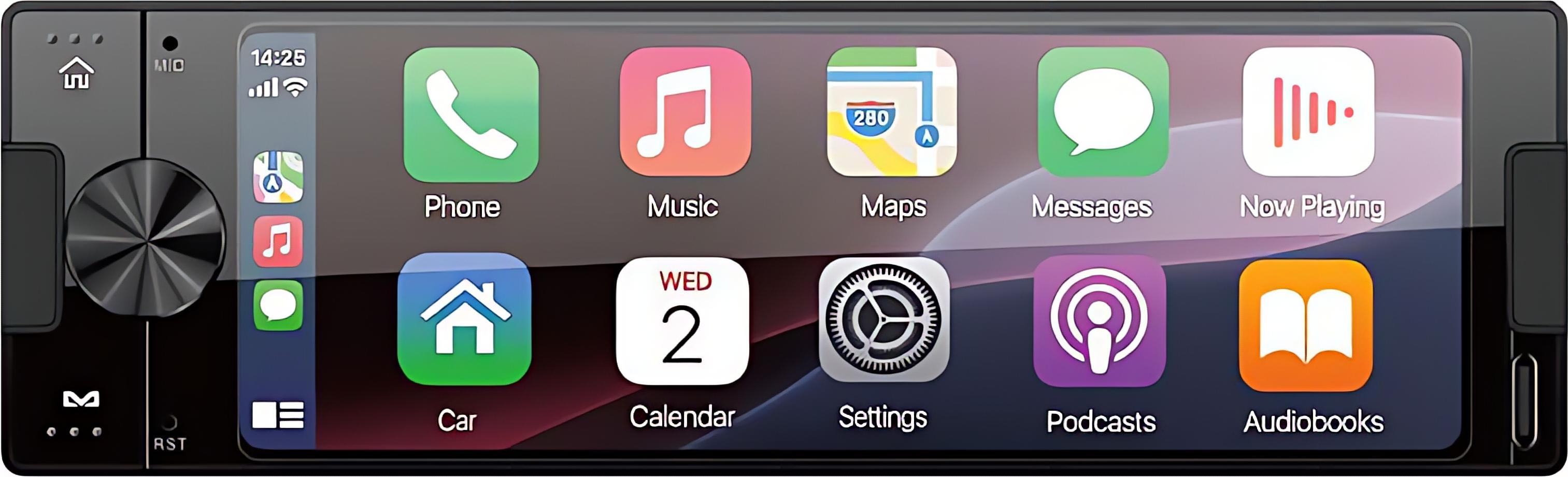 Ampire CPR60 | Smartphone 1DIN Radio, 6.38'' Display, DAB+, AHD Kameraeingänge