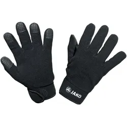 JAKO Fleece-Feldspielerhandschuhe mit Klettverschluss schwarz 8