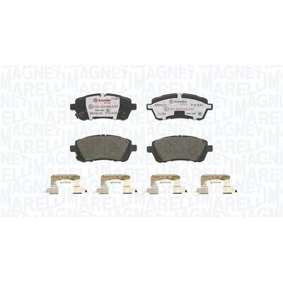 MAGNETI MARELLI Bremsbelagsatz, Scheibenbremse 363700516013 für DAIHATSU Ford (CHANGAN) MAZDA MITSUBISHI Suzuki PROTON CHANGAN H