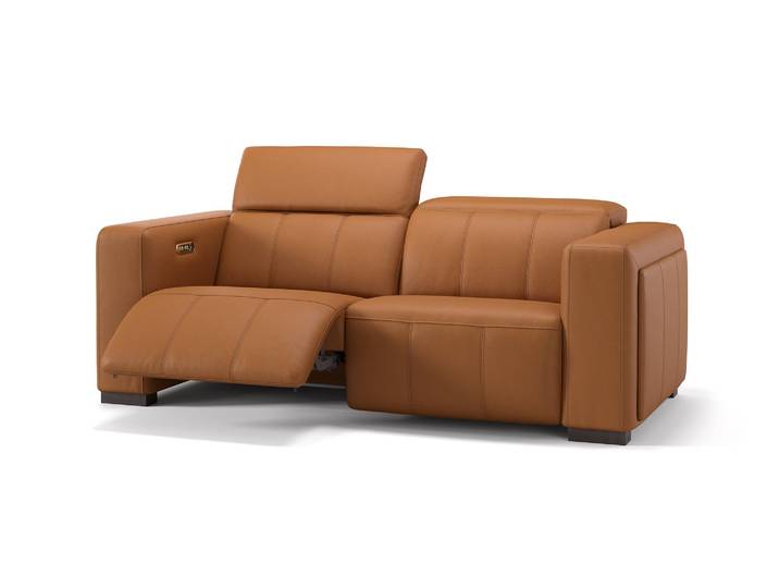 Ledercouch ANCONA Ledersofa Relaxfunktion Sofa
