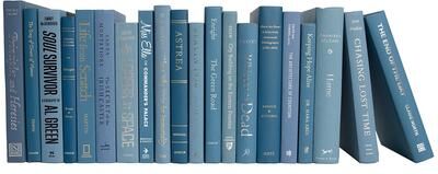 Booth & Williams Decorative Books - Marlin Books - Blue Books By The Foot