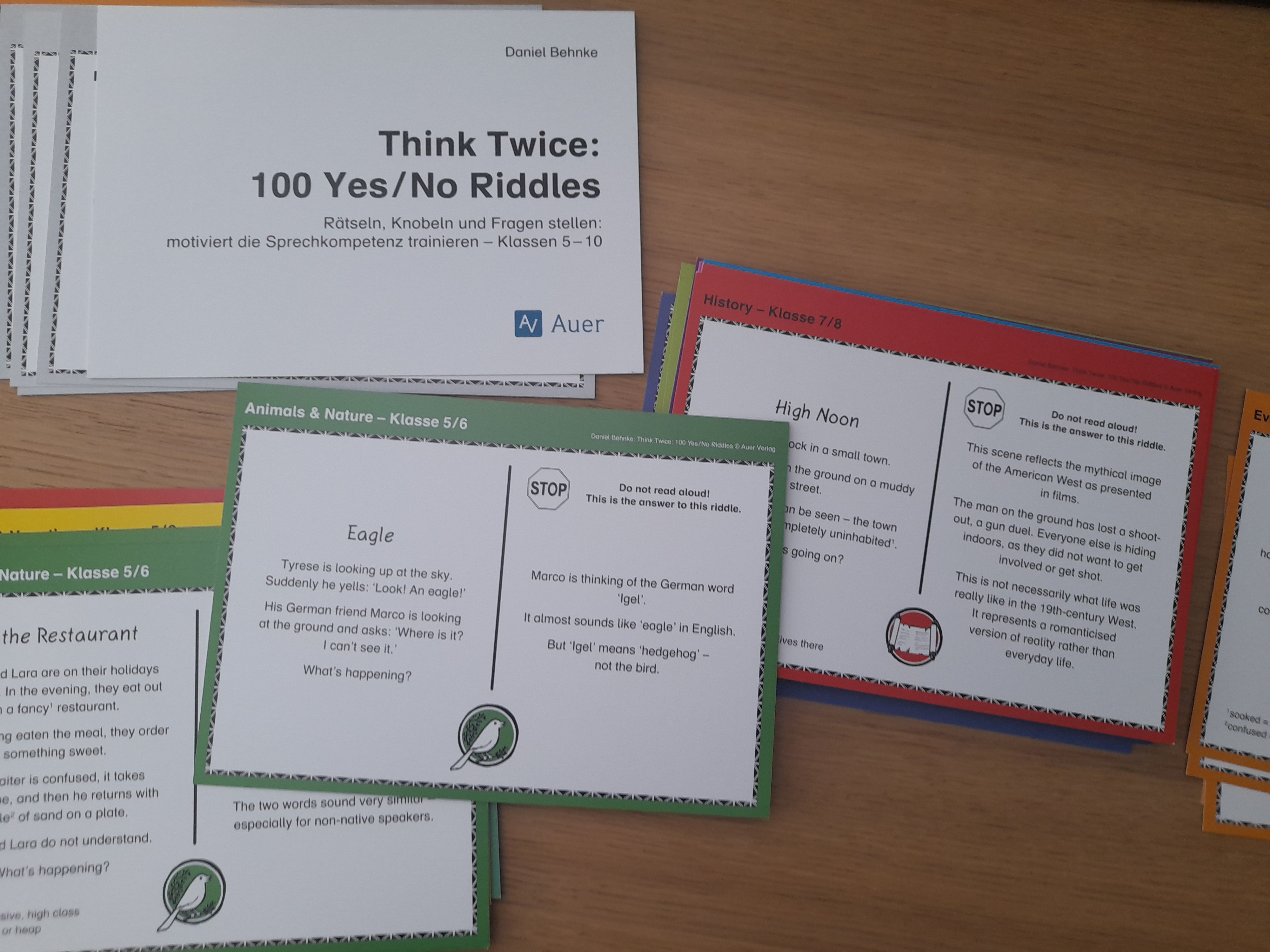 Auer Verlag Think Twice 100 Yes No Riddles