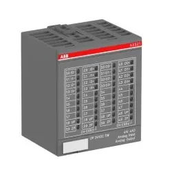 ABB AX521 Analoges Ein./Ausgabemodul 4AI/4AO,24VDC,U/I/RTD,12bit+Vorzeichen 2/3-Leiter 1SAP250100R0001