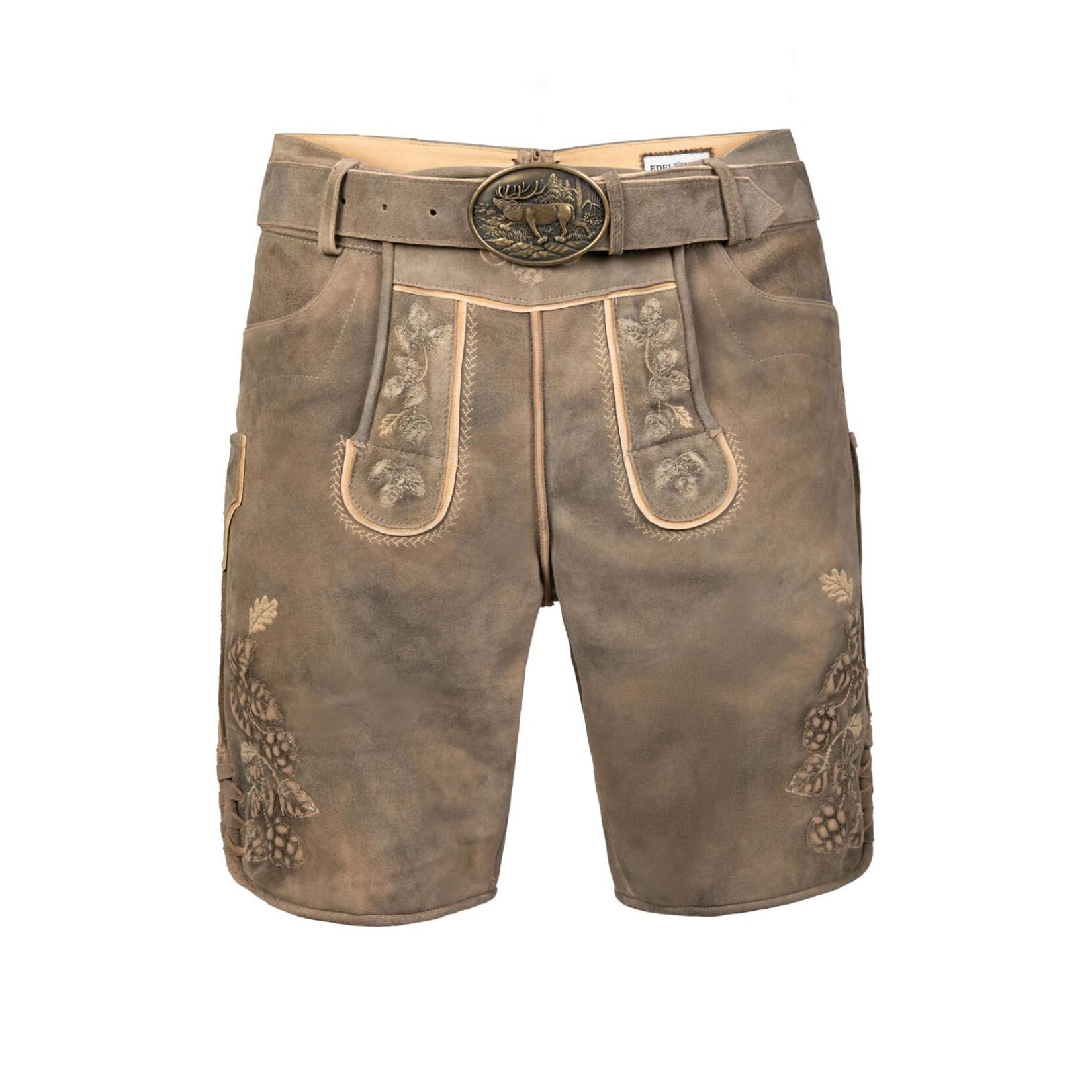 Kurze Wildbock Lederhose Kare