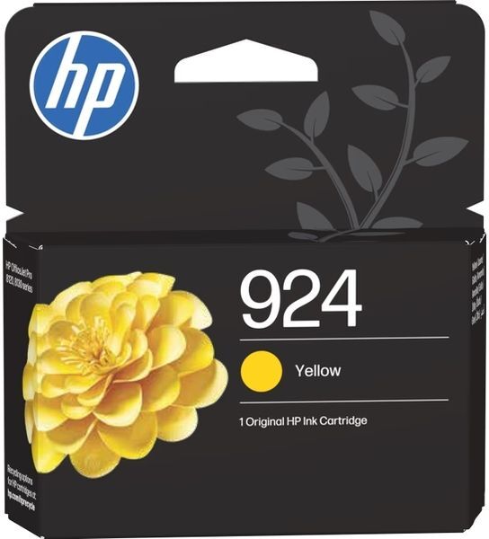 HP 924 (4K0U5NE) - Jaune - Cartouche d'encre Jaune