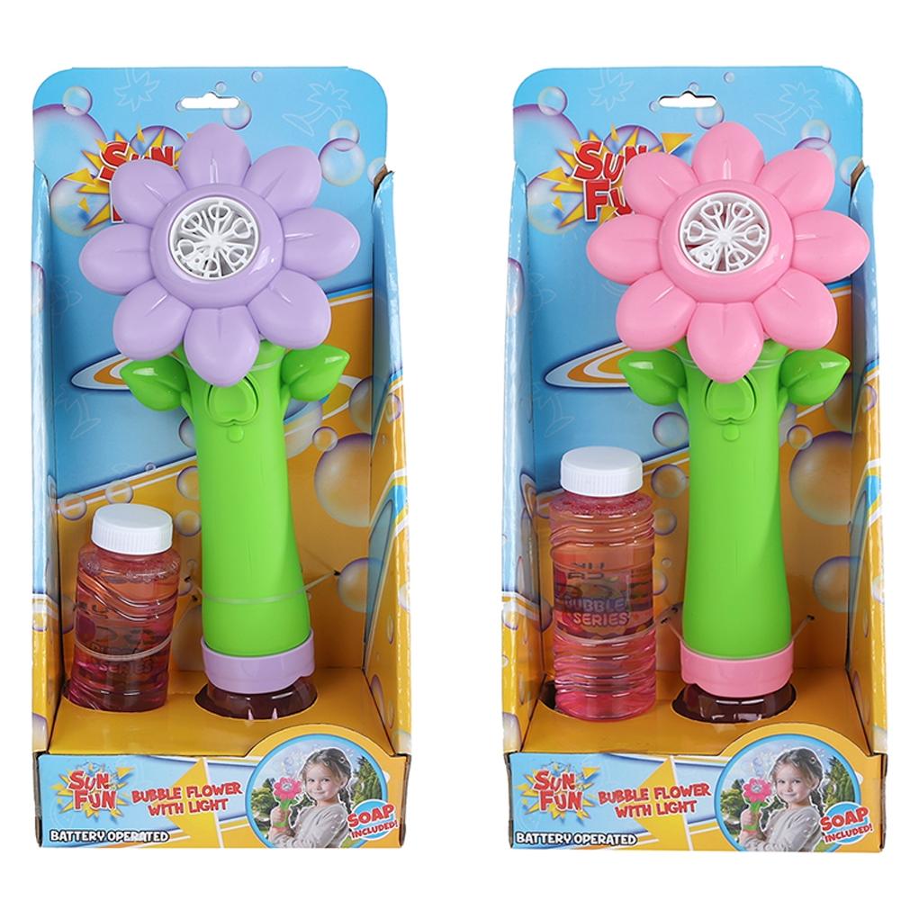 Van Manen Veenendaal Seifenblasenmaschine Sun Fun Blume 90ml 27cm 2fach sortiert (69911939)