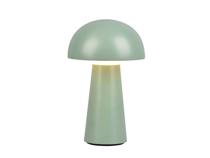 Reality Leuchten LED-Tischleuchte Lennon IP44, Akku, Touchdim, grün Lennon, dimmbar, grün, Kunststoff, Modern