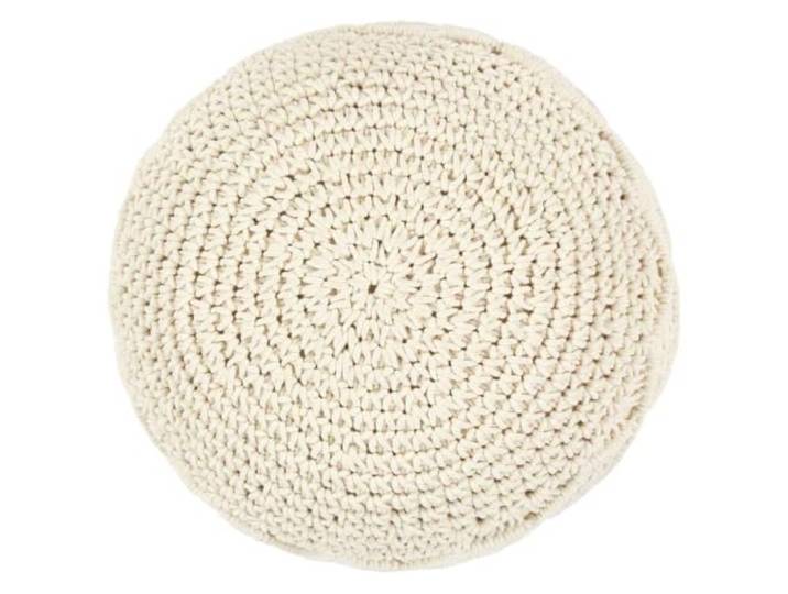 smnyxs Pouf aus Makramee, handgefertigt, 45 x 30 cm, Baumwolle Fußhocker, geflochtene Baumwolle, EPS-Schaumbälle, Wohnzimmer, Schlafzimmer, warme Atmosphäre