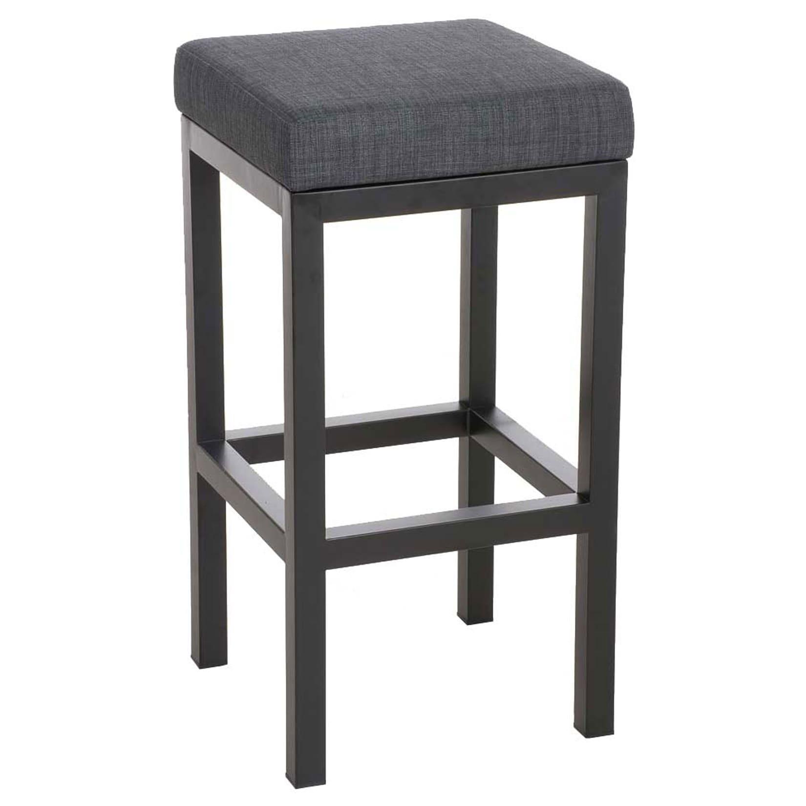 CLP Barhocker Taylor mit schwarzem Metallgestell Sitzhöhe 83 cm