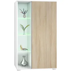 VITRINE Davos Eiche sägerau