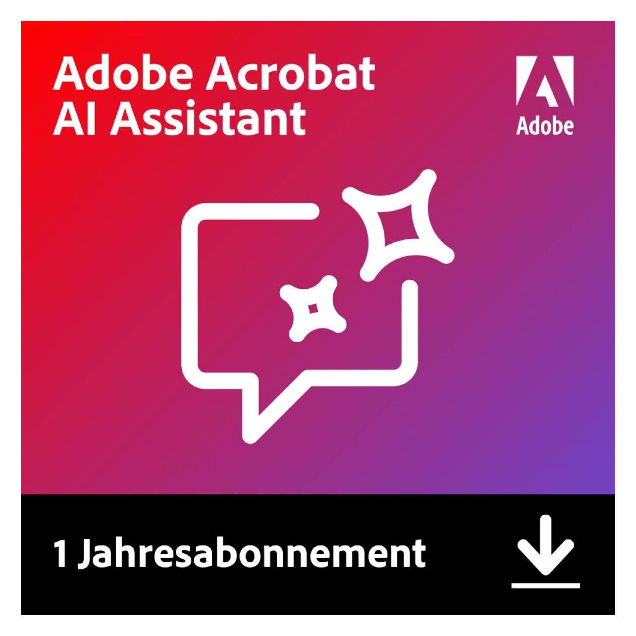Adobe Acrobat AI Assistant (1 User, 1 Geräte/User, 12 Monate) (30009805)