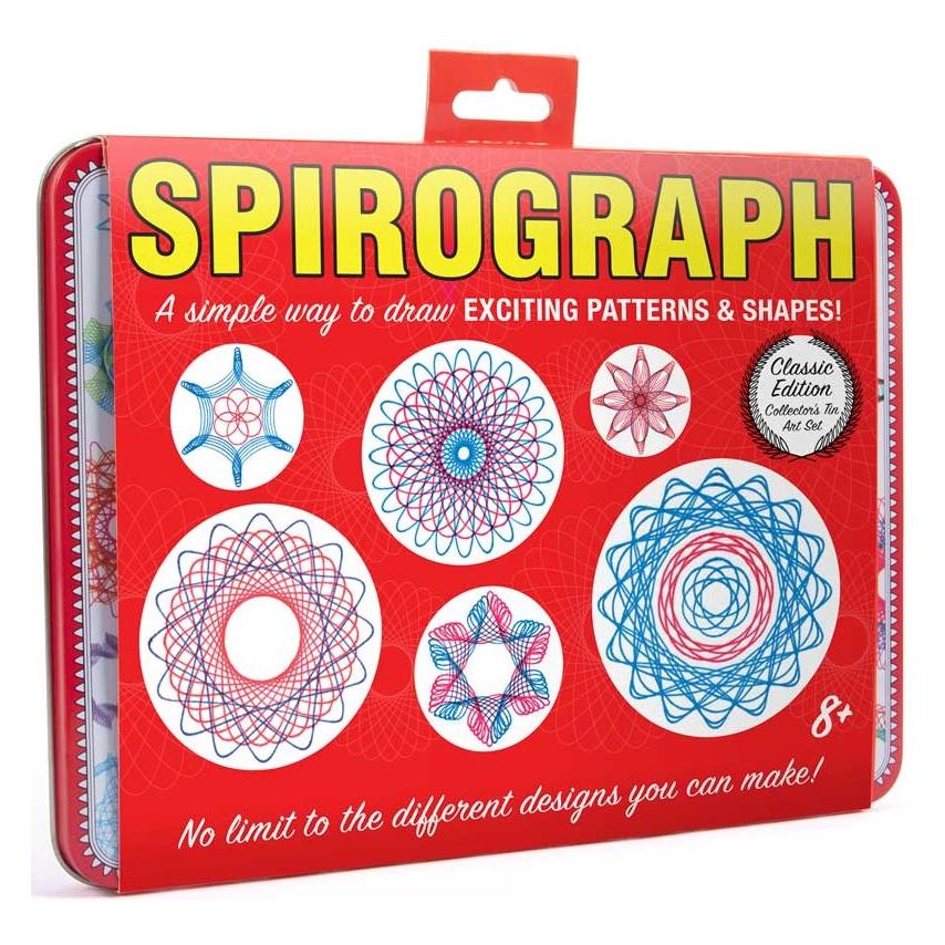 Sheny Spirograph Retro Tin, Multicolor, One Size (SP103) (5026175561035)