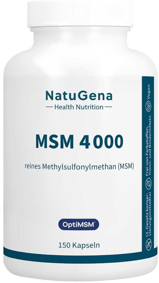 NatuGena MSM 4000 Kapseln vegan