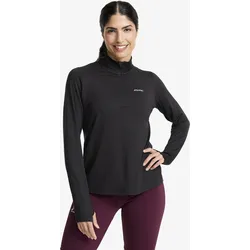 Impulse Half-zip Top Damen Black, Größe:2XL - Damen > Oberteile > Longsleeves - Schwarz