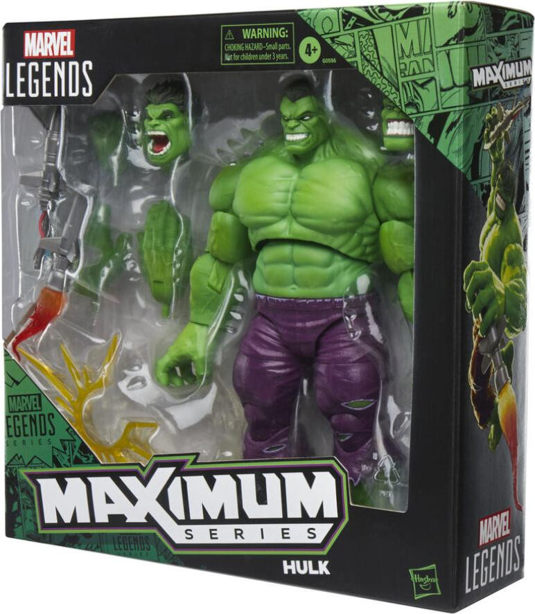Hasbro Marvel Legends Maximum Hulk Gearticuleerd figuur 21 cm met 11 accessoires
