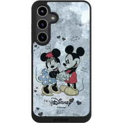 Nivocase Handyhülle für Samsung Galaxy S24+ Hülle NIVOpure Case Schwarz Disney Vintage (Samsung Galaxy S24+), Smartphone Hülle, Schwarz