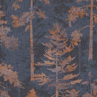 Graham & Brown Norse Forrest Navy & Bark