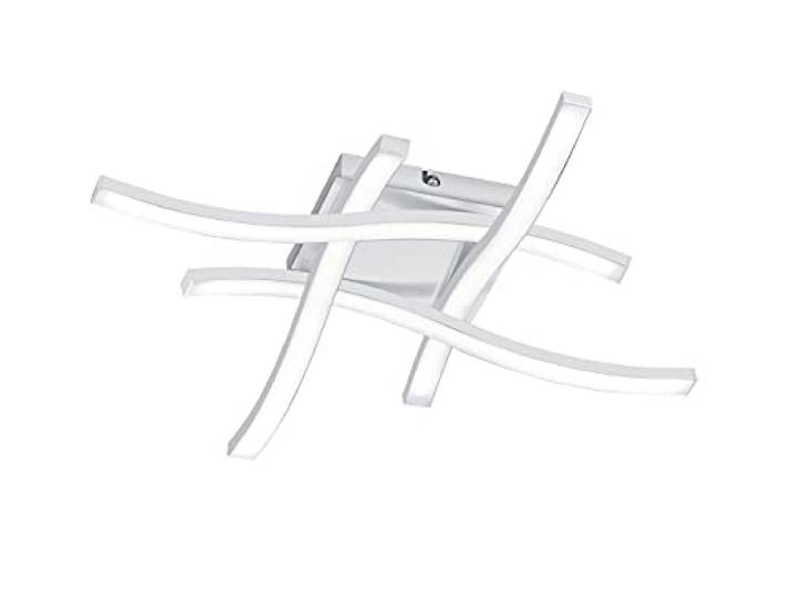 Reality Leuchten LED Deckenleuchte Route R62474131, Metall Weiß matt, inkl. 4x 5 Watt LED