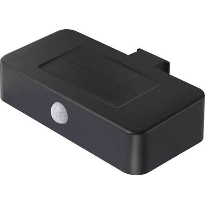 Sygonix SY-4677502 Solar-Außenwandleuchte mit Bewegungsmelder SMD LED 1W Schwarz