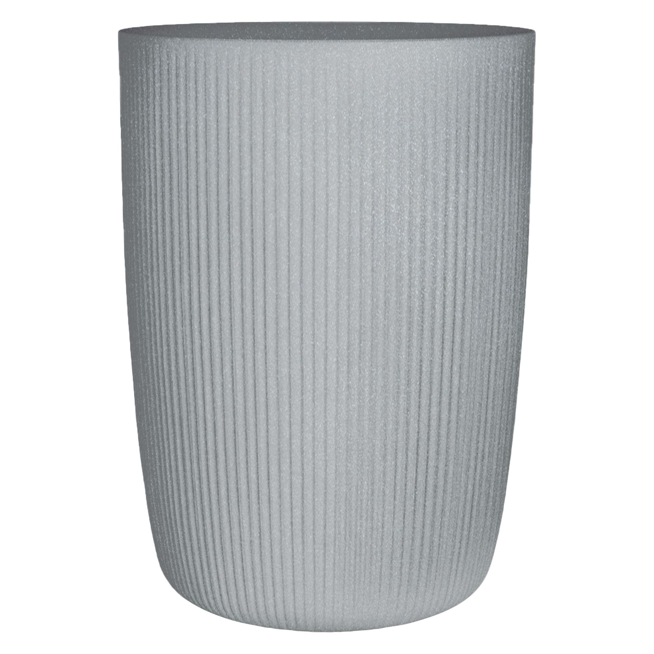 Scheurich Linetto High 54, Hochgefäss/Blumentopf/Pflanzkübel, rund, Farbe: Stony Grey, hergestellt mi (38.60 x 53.90 cm) (37547831)