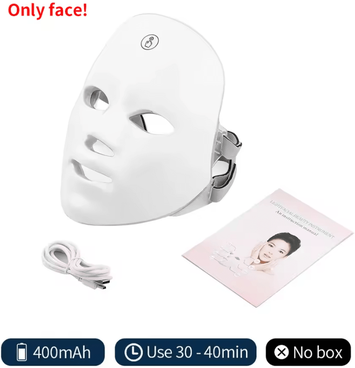 Inspire Curations Wireless 7 Color LED Face Mask For Skin Rejuvenation And Light Therapy 04 400