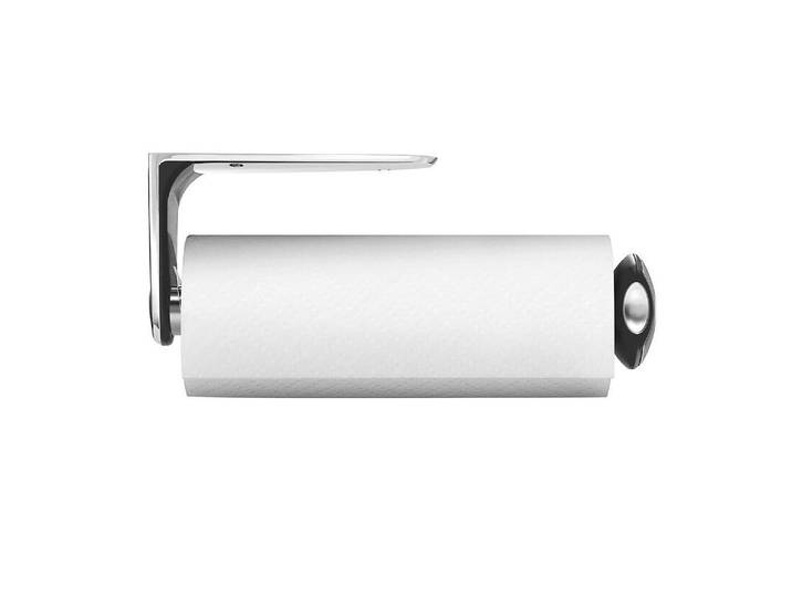 Küchenrollenhalter SIMPLEHUMAN Küchenrollenhalter , silber (silberfarben), B:33,3cm H:12,5cm, Metall, Küchenrollenhalter, Küchenrollenhalter