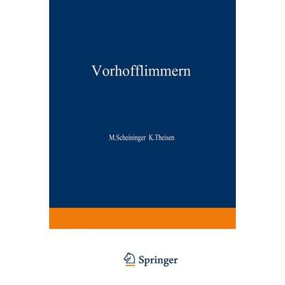 Vorhofflimmern, Taschenbuch von , Steinkopff, 978-3-7985-0943-6