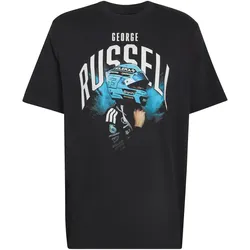 adidas Mercedes - AMG Petronas Formel 1 Team George Russell Graphic T-Shirt Herren KE7746 - black XL