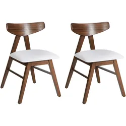 ESSZIMMERSTUHL 2er-Set Dunkelbraun Lacota