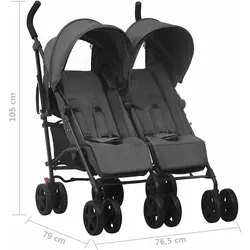 vidaXL, Kinderwagen, Fahrenhorst