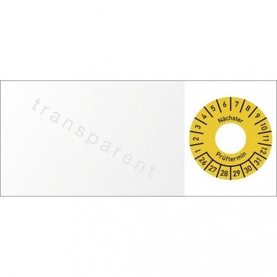 Dreifke® Kabelprüfplakette Nächster Prüftermin 2026-2031, Folie, 60x25 mm, 10 Stück/Bogen