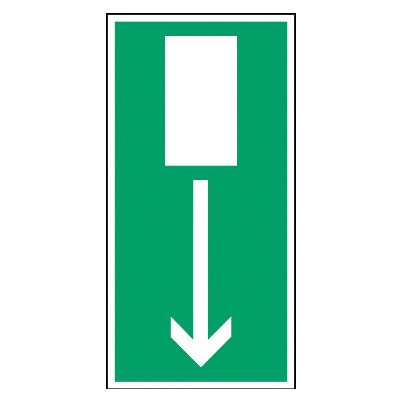 Brady PIC 357-297X148-B7541 (BRANDED), Fluchtwegkennzeichnung - Notausgang (250422)