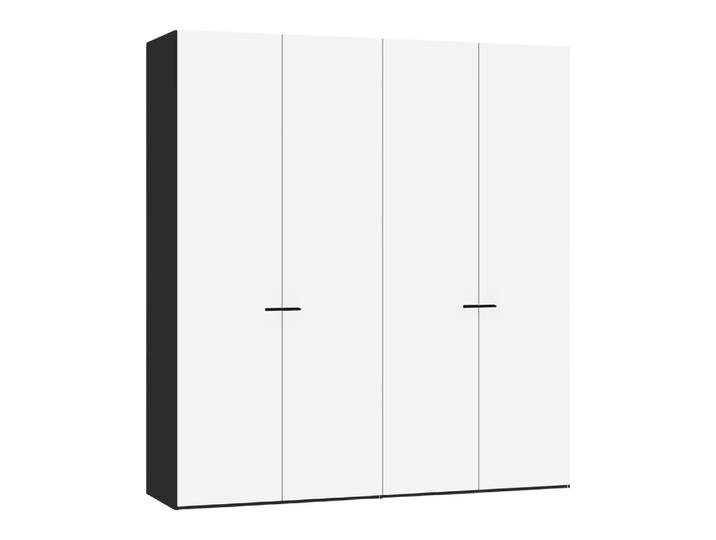 Drehtürenschrank Atlantis, Byyu, novaschwarz, Holzwerkstoff