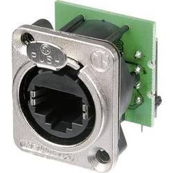 Neutrik NE8FDH-C5E RJ45 Datensteckverbinder etherCon® D Serie NE8FDH-C5E Buchse, gewinkelt NE8FDH-C5E Pole: 8P8C Polzahl Sensoren 8P8C Nickel 1 St.