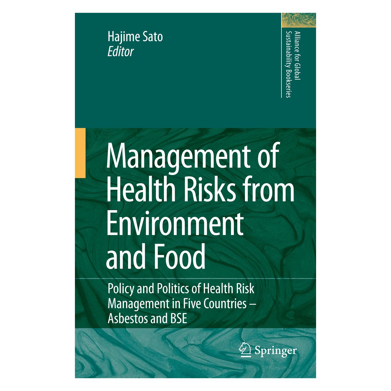 Springer Management of Health Risks from Environment and Food (Englisch, Softcover, Hajime Sato) (55419198)