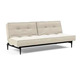 INNOVATION LIVING Schlafsofa Splitback Styletto schwarz Stoff Off White