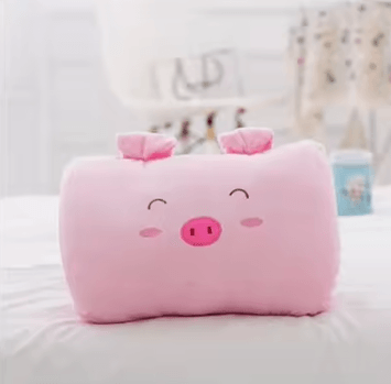 Uplift Curations HeroNap Plush Arm Pillow Cute Cartoon Hand Warmer Sleep Cushion For Kids pig